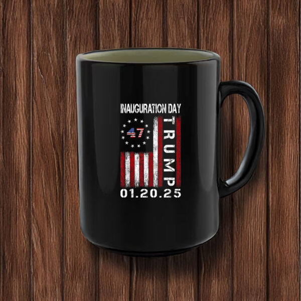 President Donald Trump Inauguration Day 2025 Memorabilia Flag Mug