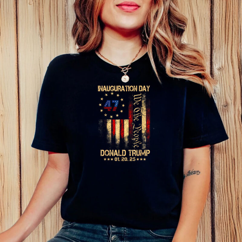 President Donald Trump Inauguration Day 2025 Memorabilia T-Shirts