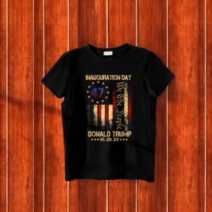 President Donald Trump Inauguration Day 2025 Memorabilia T-Shirts