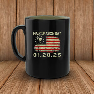 President Donald Trump Inauguration Day 2025 USA Flag Mug