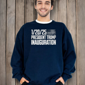 1/20/25 President Trump 47 Inauguration Patriotic USA Premium T-Shirt