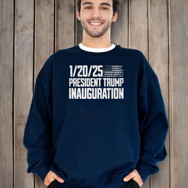 1/20/25 President Trump 47 Inauguration Patriotic USA Premium T-Shirt