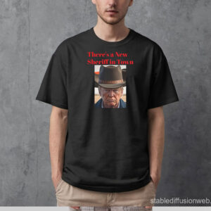 There's a New Sheriff In Town, Donald Trump T-Shirt