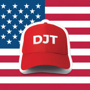 Trump DJT Red Hat