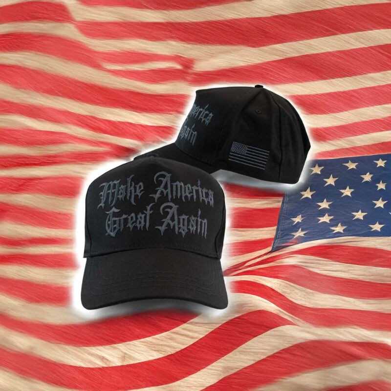 Trump Dark Gothic Elon MAGA Hat 