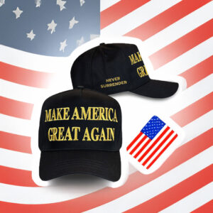 Trump Gold Dark MAGA Hat