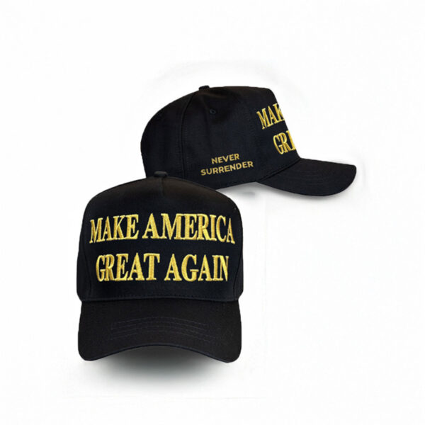 Trump Gold Dark MAGA Hat