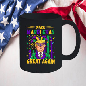 Trump USA Flag, Make Mardi Gras Great Again Mug