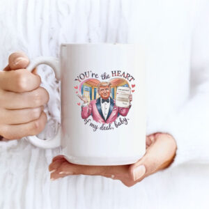 Trump Valentine You're the Heart of my Deal, Baby Mug