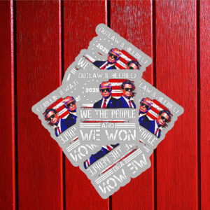 Trump Vance We Won Win Inauguration Day 2025 Sticker ,Car Magnet