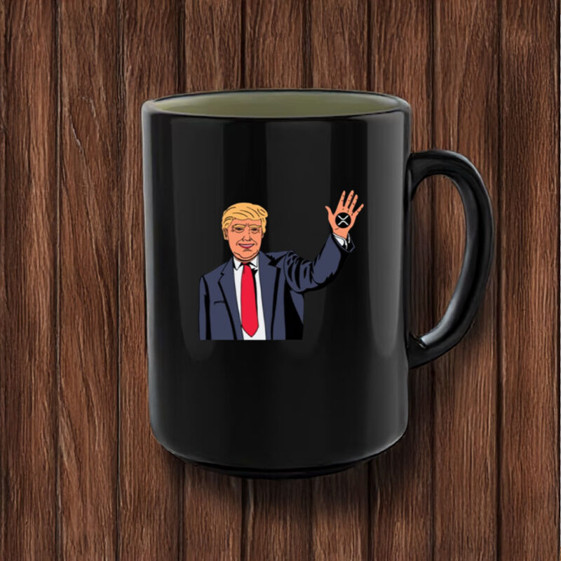 Zach Rectorb Wearing Trump Xrp Mug