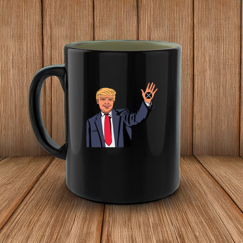 Zach Rectorb Wearing Trump Xrp Mug