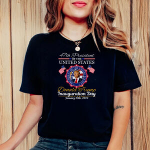 trump inauguration day 2025 shirt trump 2025 47 th president T-Shirt